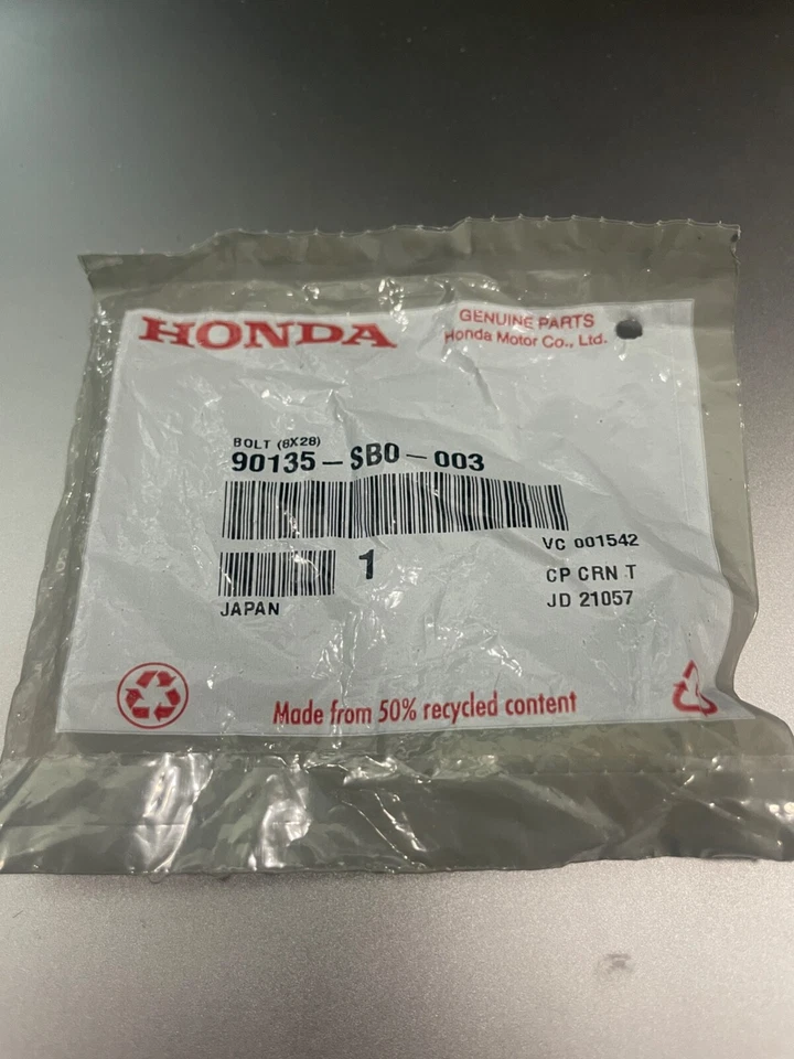 Brida de perno genuina Honda (90135-SB0-003) brida de yugo ATV Civic Accord ECT Foto 2 de 4