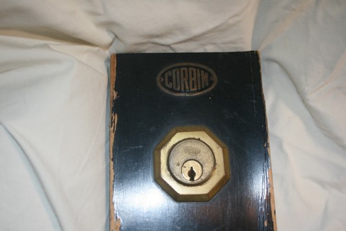 Vintage Corbin Handleset Mounted Salesman's Sample Brass - Picture 3 of 6