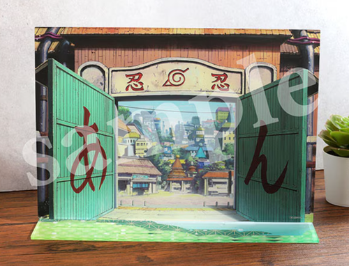 naruto Acrylic Stand 3set Acrylic diorama with art settings and more! Japan NEW - Picture 3 of 4
