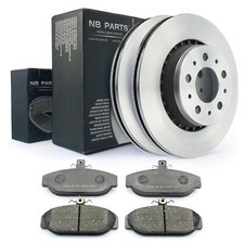 Bremsscheiben 287mm belüftet Bremsbeläge vorne für Volvo 740 744 745 760 704 940