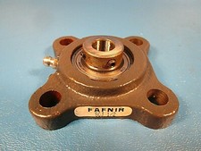 Fafnir SCJ 1/2, 1/2" Bore, 4 Bolt Flange Bearing Unit w Collar Insert: GYA008RRB