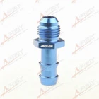 AN-6 AN6 Male To 10mm Barb Straight Fitting Fuel Push On Hose Adapter Blue