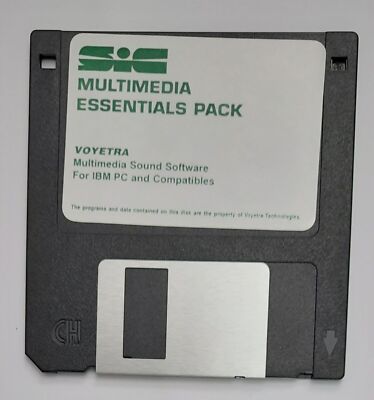 SIC Multimedia Essentials Pack Diskette (Voyetra Software, retro, ISA)