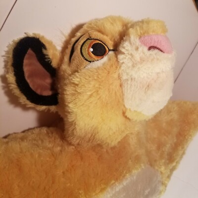 Vintage 20'' Plush Pillow Pet Pal Simba Lion Disney EUC!