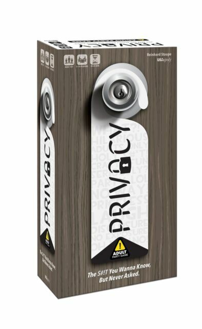 Privacy - Adult Party Game Drinking Sexy 18+ Board Game Fun  Game New Sealed