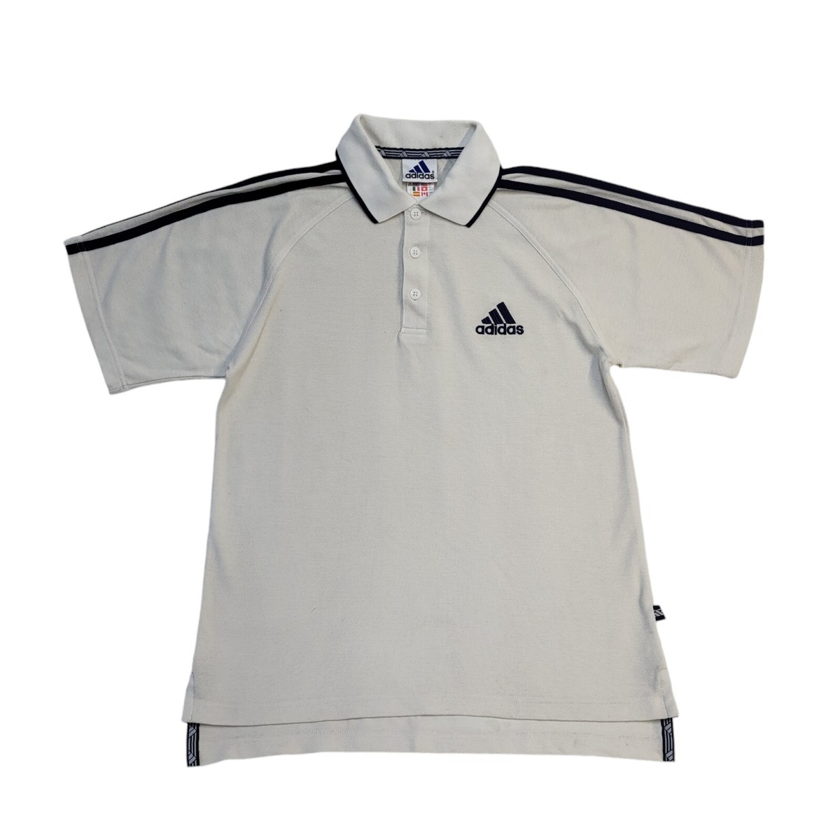 Adidas 90s Game Polo Tシャツ 90s アディダスオリジナルス Tシャツ ゲームシャツ 刺繍