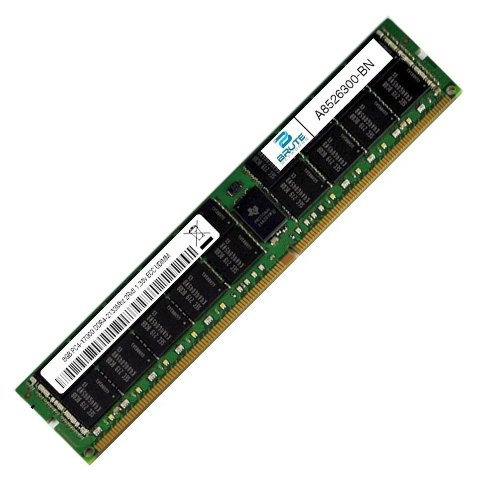 A8526300 - Dell Compatible 8GB PC4-17000 DDR4-2133Mhz 2Rx8 1.2v ECC UDIMM - Image 2 of 3