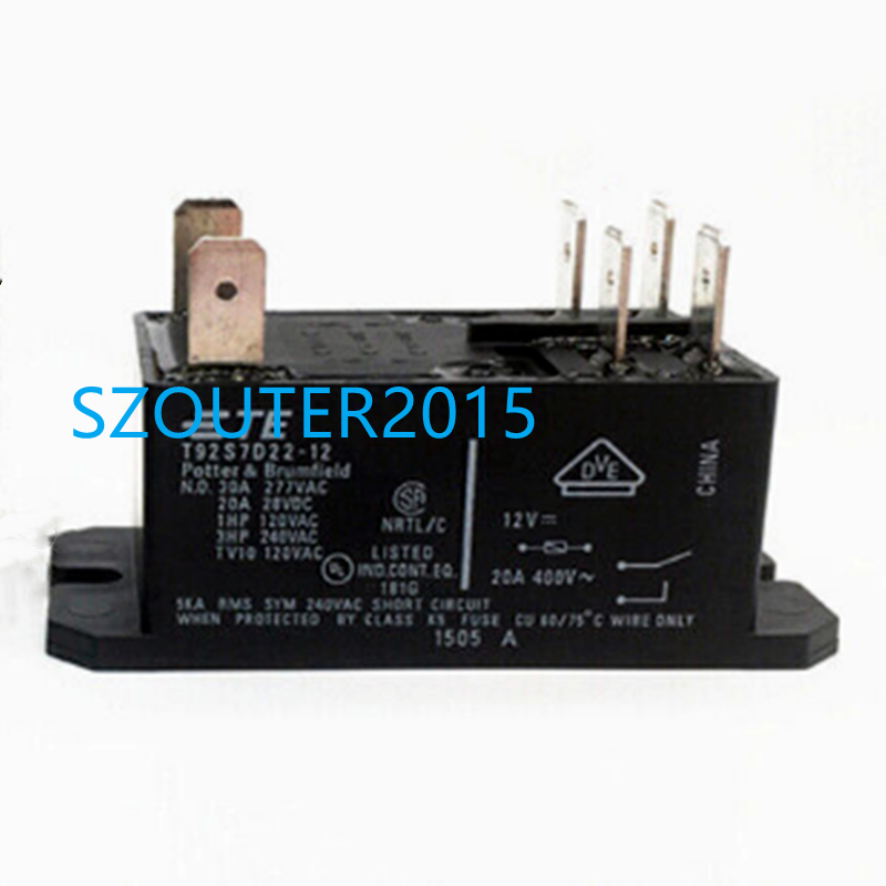 YIZMO T92S7D22-12 Relè Di Potenza 6 Pin 30A 12VDC 2 Pezzi T92P7D22 - Foto 7