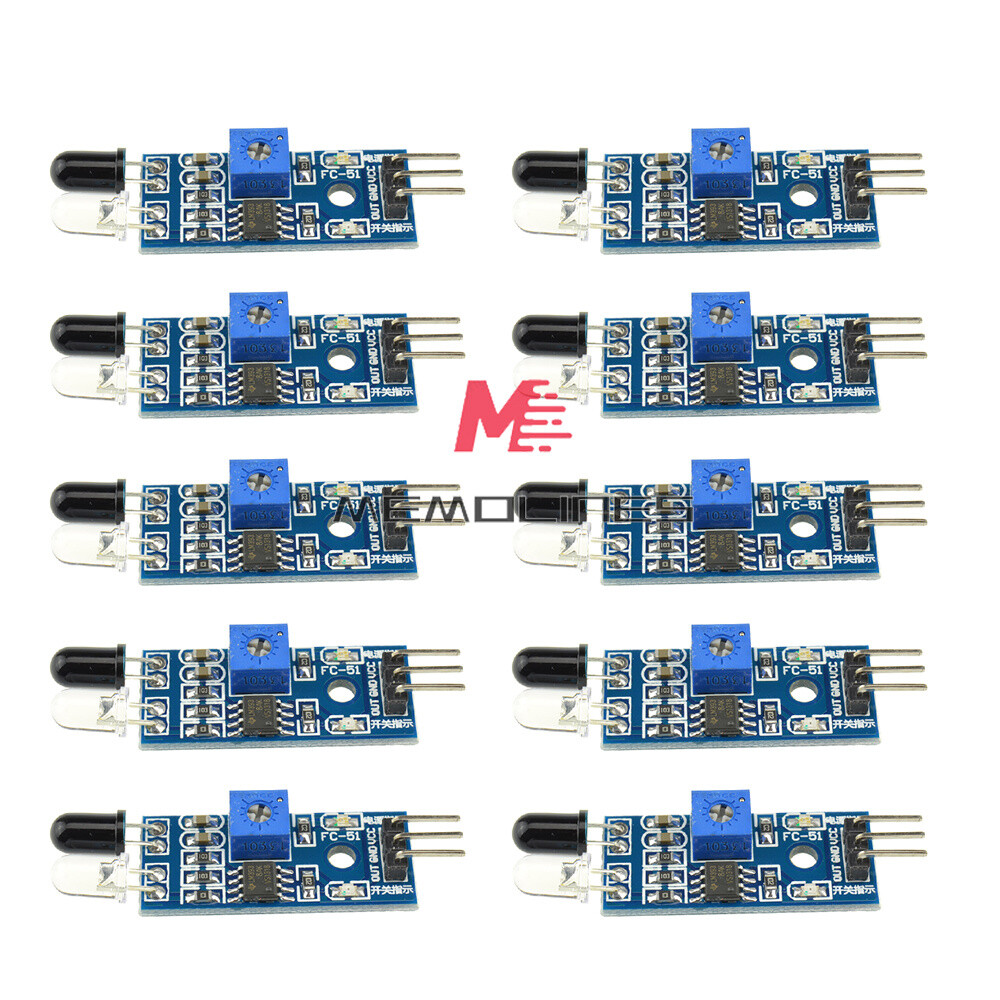 10PCS Smart Car Robot IR Infrared Obstacle Avoidance Sensor For Arduino