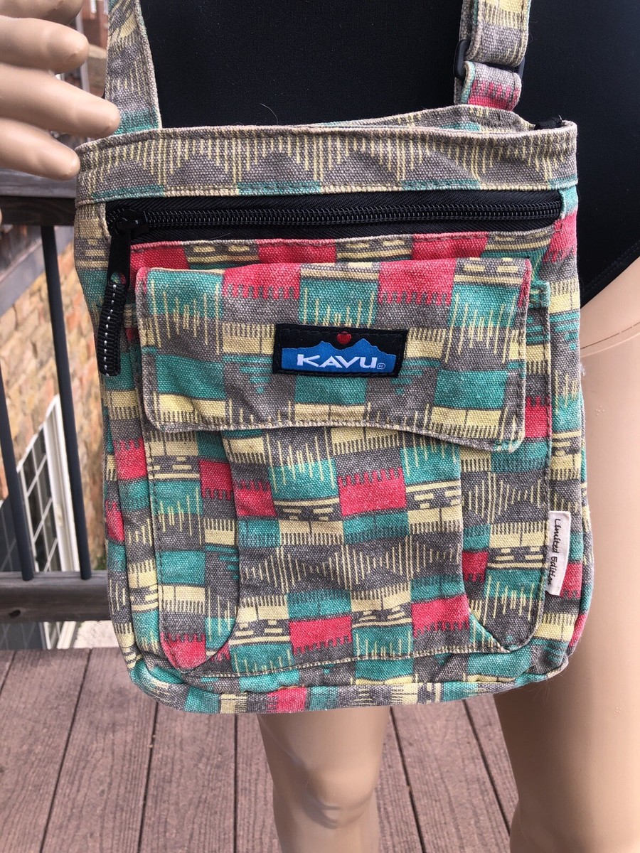 Kavu Limited Edition Womens Crossbody Bag PrettyGeometric
