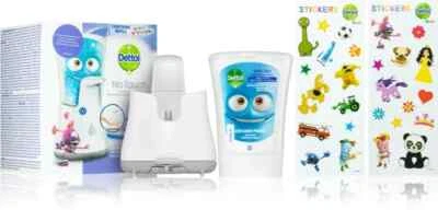 Dettol No Touch Kids Soap Dispenser + 250ml Refill + Sticker + Battery Aloe Vera