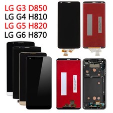Fr LG G3 G4 G5 G6 Q6 M700 LCD Touch Screen Display Digitizer Frame Replace Lot