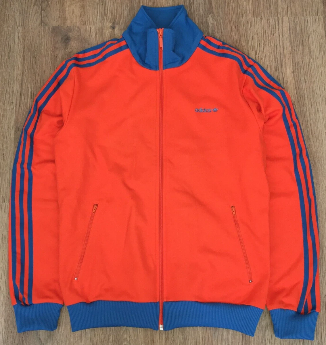 Adidas originals top tracksuit orange