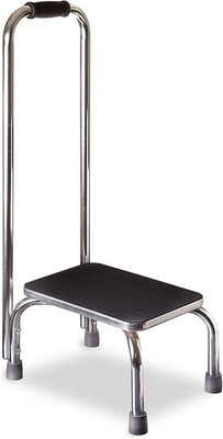 Step Stool with Handle and Non Skid Rubber Platform, Lightweight and Sturdy Stoo