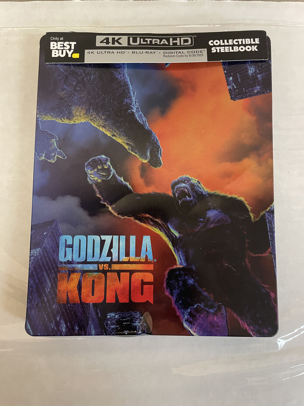 Godzilla vs Kong 4K Ultra HD Steelbook with Digital Copy