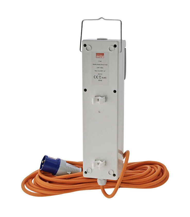 Electric Hook Up For Camping with RCD & MCD Campsite Approved