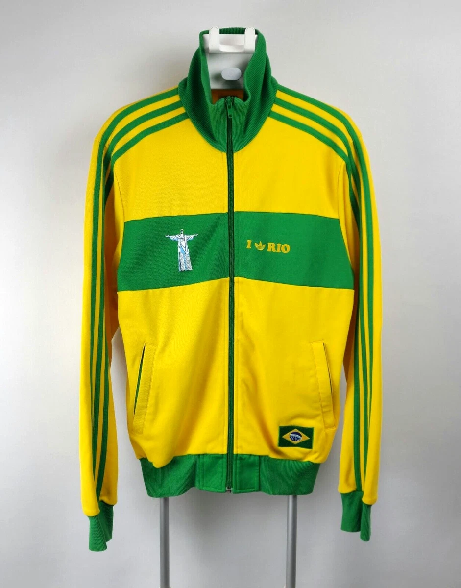 Adidas Rio De Janeiro Tracktop Jacket Rare Football Sports Top Size M