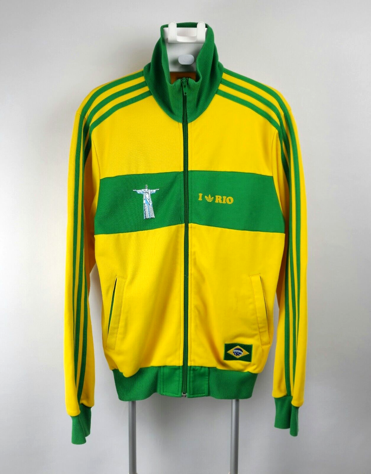 Adidas Rio De Janeiro Brazil Tracktop Jacket Rare Football Sports