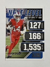 2021 Panini Score Next Level Stats #NL12 Stefon Diggs Buffalo Bills