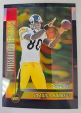 2002 Bowman Chrome PLAXICO BURRESS #15 Gold Refractor 39/50