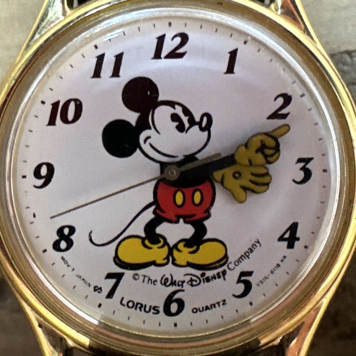 Mickeylove様確認用 Lorus Mickey Mouse Quartz Watch Ref V515-6000 31mm Untested I537