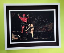 DEATH NYC Hand Signed LARGE Print Framed 16x20in COA BANKSY GIRL WITH SOLDIER #6