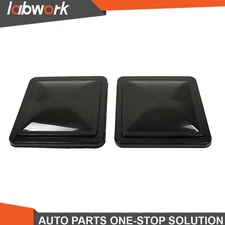 2PCS 14"X14" For RV Replacement Black Roof Vent Cover Camper Trailer Ventline