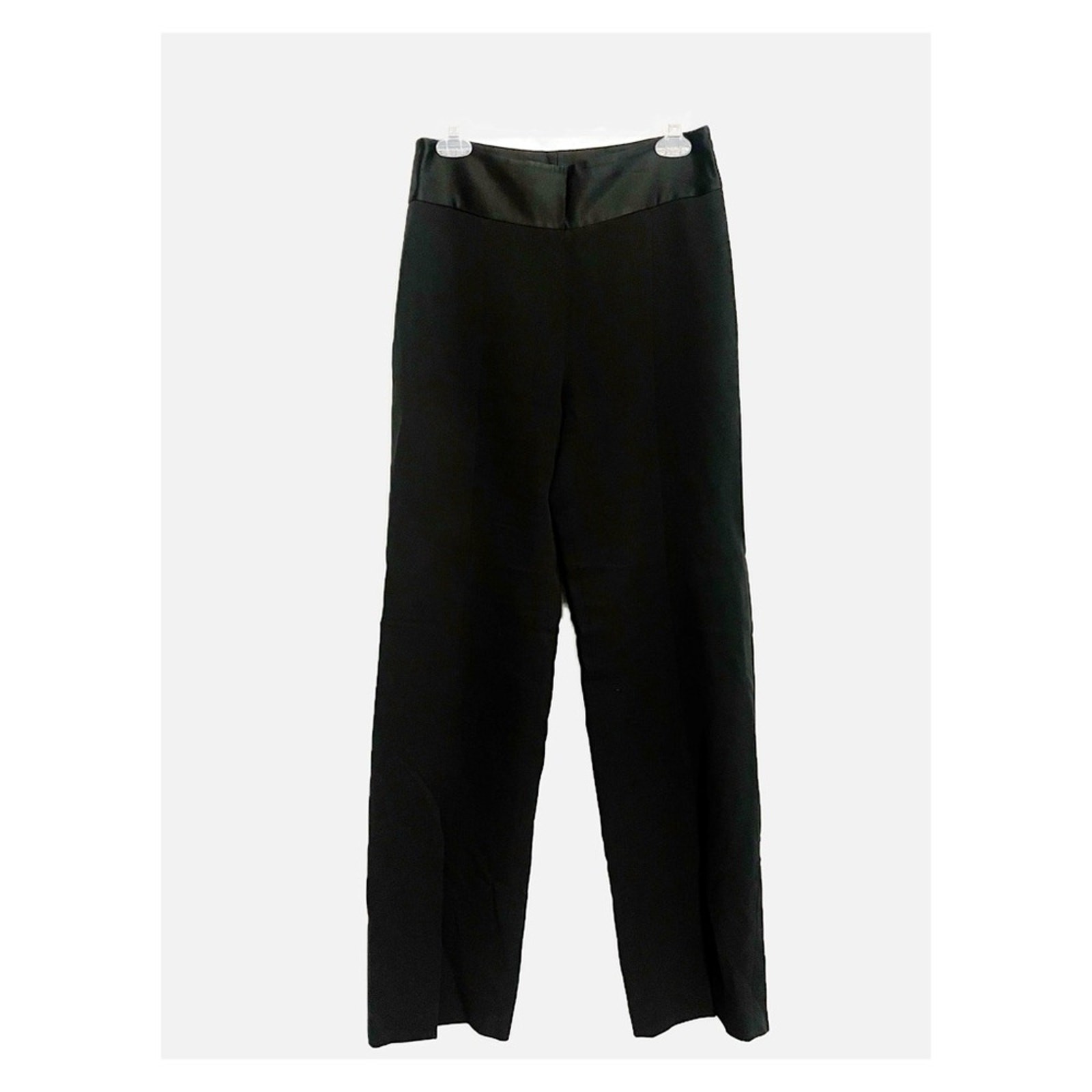Jonathan Simkhai Ariah Front Split Hem Pants Blac… - image 2