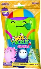 Cats vs Pickles  Chonks Mystery Bag Gold Wave 1 Pack 6" Bean Filled Plush