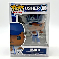 Funko POP! Rocks USHER #308 with BOX PROTECTOR