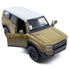 5'' Land Cruiser 250 Toy Car Model Diecast Toy Vehicle Door Open Pull Back Brown