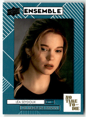 Upper Deck 2025 James Bond 007 E-18 Lea Seydoux as Dr. Madeleine Swann Ensemble