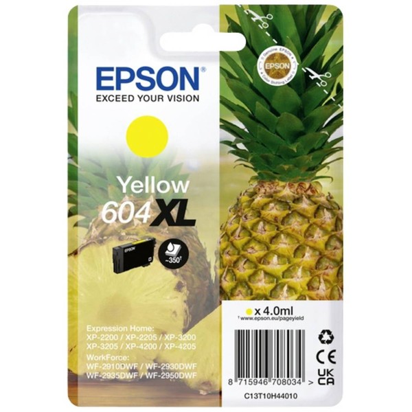Epson Druckerpatrone T10H4, 604XL Original Gelb C13T10H44010-image