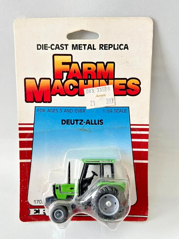 Three Ertl 1:64 Scale Farm Machine Tractors - Case/Ford/Deutz-Allis - Image 3 of 4