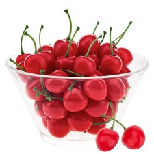 Artificial Lifelike Red Cherry Decoration Fake Fruit Home Party 50 PCS