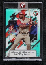 2025 Topps Pristine Aqua Pulsar Refractor 27/199 Anthony Santander #258 16wc