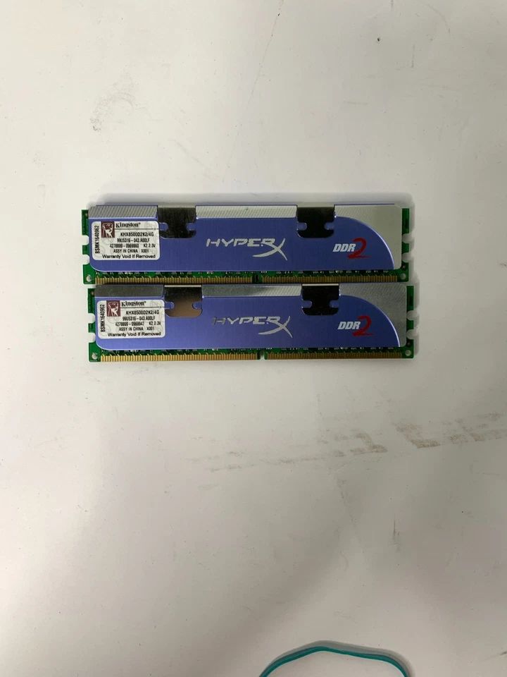 (2x2GB) 4GB DDR2-1066 DIMM Kingston HyperX KHX8500D2K2/4G Memory RAM - Image 2 of 4