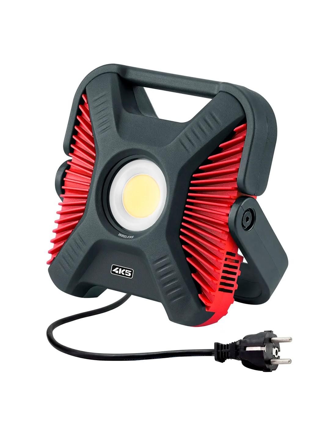 Faro LED 4K5 HD 6000C: 6000 Lumen Professionali per Cantiere e Officina