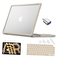 for 2025 2024 2023 MacBook Air 15 inch Case with M4 /M3/ M2 Chip Model Khaki