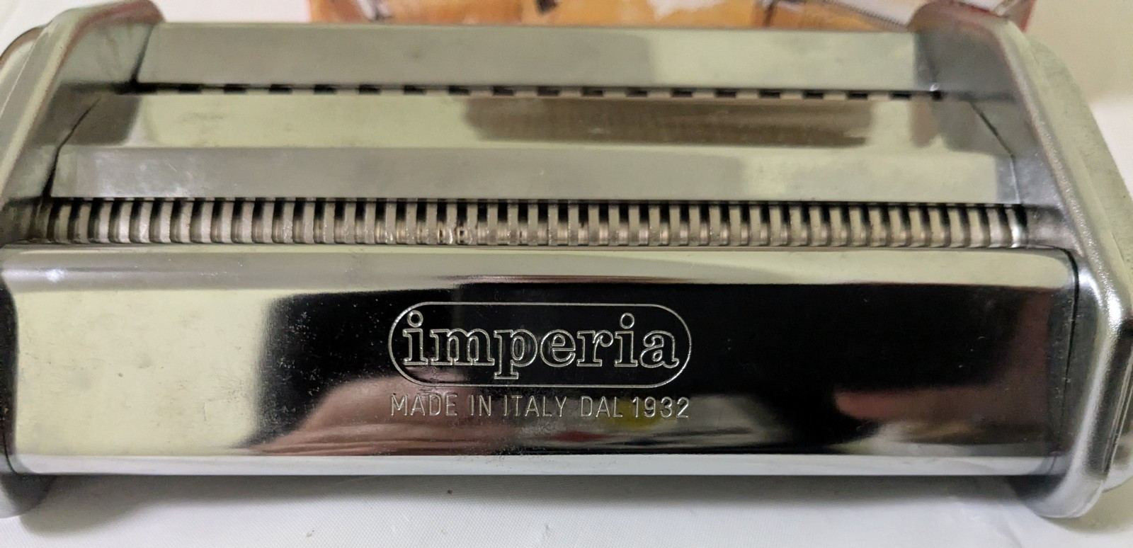 Vintage Imperia Duplex Attachment Pasta Maker Made in Italy w/Box Rare