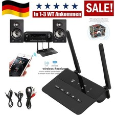 aptX HD AAC Bluetooth Audio Receiver mit Cinch opt. Koaxausgänge BT-Headphones