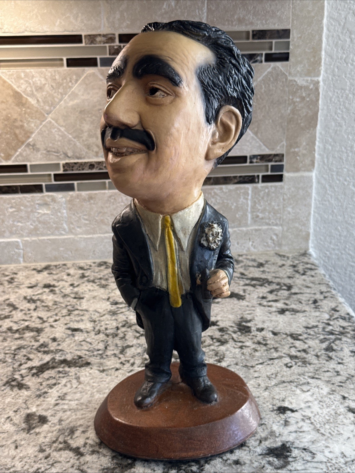 Vintage Groucho Marx ESCO Chalkware Statue 16” Caricature Figure Cigar AS IS