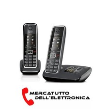 Telefono Cordless Gigaset C530 DUO con Segreteria Vivavoce a Colori Presa Cuffie