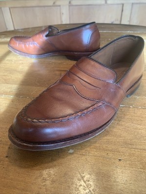 Allen Edmonds Randolph Penny Loafers Tan 10.5 EEE