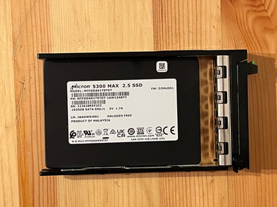 Micron 5300 MAX 2,5'' 1.92TB SSD (SATA6.0Gbps) MTFDDAK1T9TDT