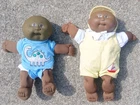 Vintage Cabbage Patch Kids African American Lot Of 2 Boys