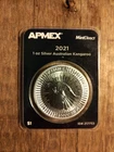 SILVER 1 TROY OUNCE ROUND .9999 AUSTRALIAN KANGROO APMEX MINT DIRECT 2021