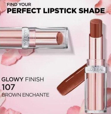 3x L'OREAL Paris Glow Paradise Balm-In-Lippenstift 107 Brown Enchante