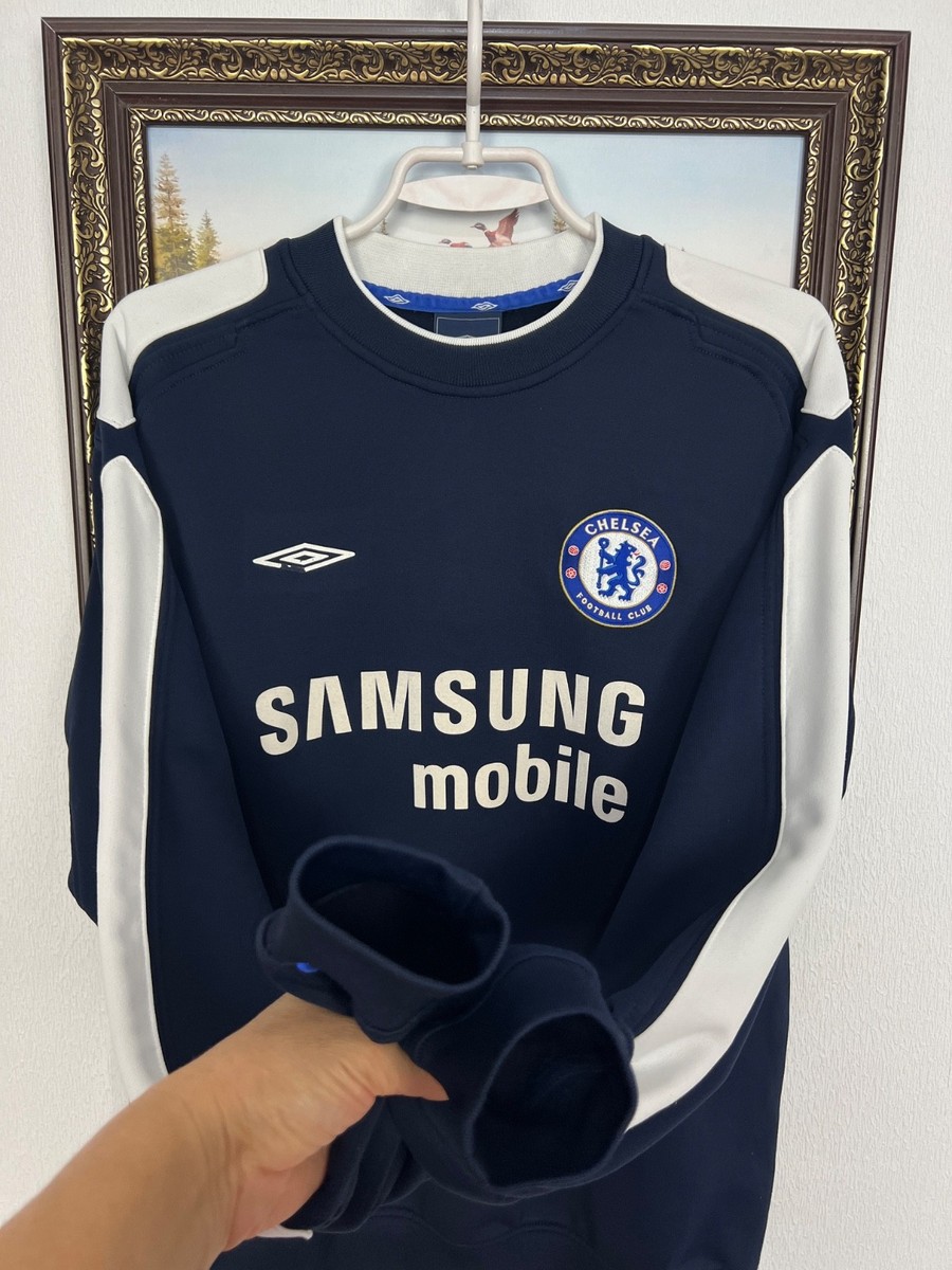 Vintage Umbro Chelsea Football Sweatshirt Soccer Blue Crewneck