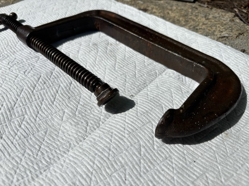 Vintage “ Brink & Cotton “ Steel Clamp